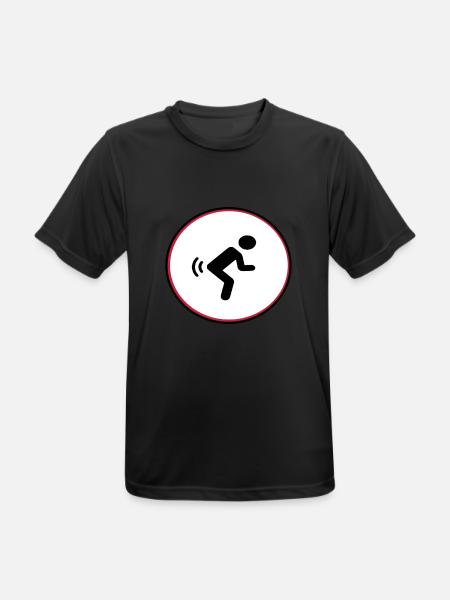 fart - Men's Breathable T-Shirt - black