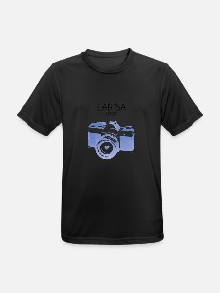 Larisa, Grèce - T-shirt respirant Homme - noir
