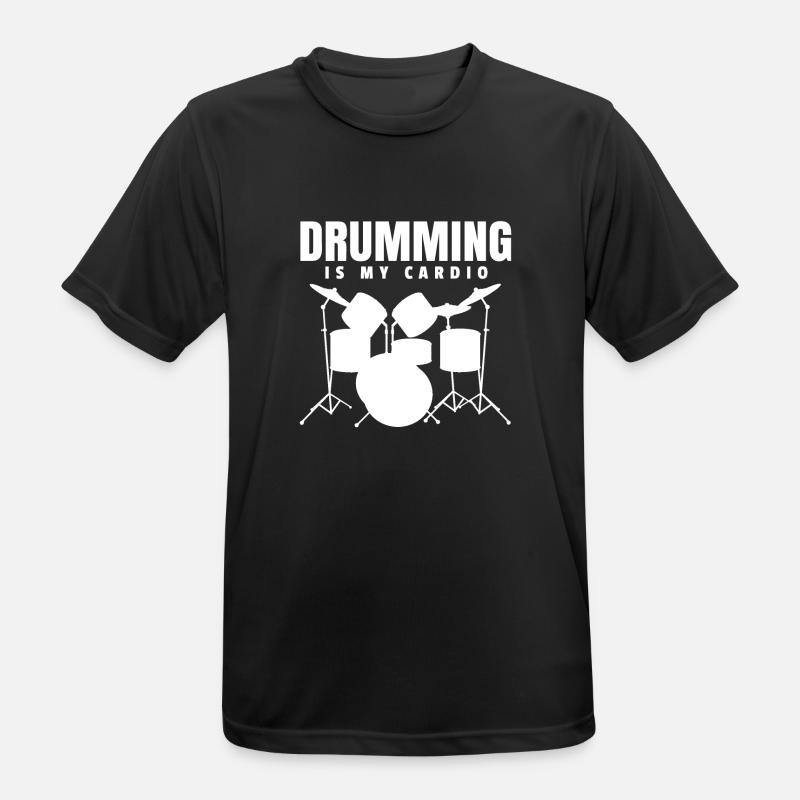 Gift drummer drummer drummer - Men's Breathable T-Shirt - black