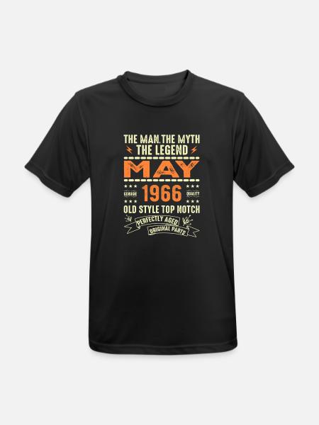 Birthday May 1966 - May 1966 - Men's Breathable T-Shirt - black