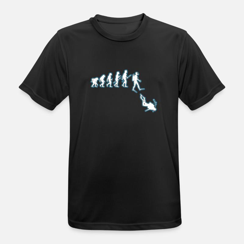 Diver Evolution - Men's Breathable T-Shirt - black