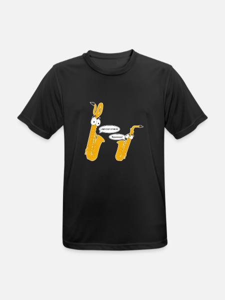 Personificated Bariton Saxophone. - Männer T-Shirt atmungsaktiv - Schwarz