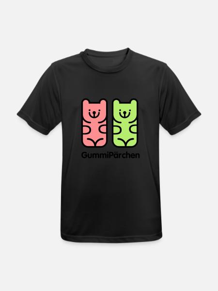 GummiPärchen - Männer T-Shirt atmungsaktiv - Schwarz