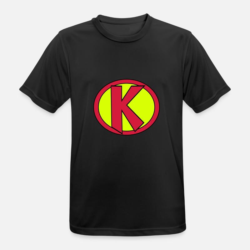 Super, Superheld, Superheldin, Hero, K - Männer T-Shirt atmungsaktiv - Schwarz