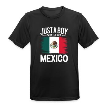 Mexico Mexico Mexican Spanish - Men's Breathable T-Shirt - black - Front - AI Model Male 178 light (178cm)