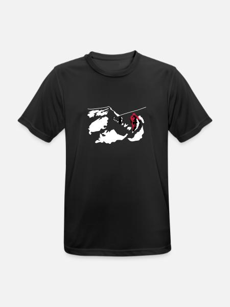 Climbing - Men's Breathable T-Shirt - black