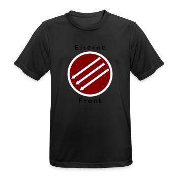 Eiserne Fron - Drei Pfeile - Men's Breathable T-Shirt - black - Front - AI Model Male 178 light (178cm)