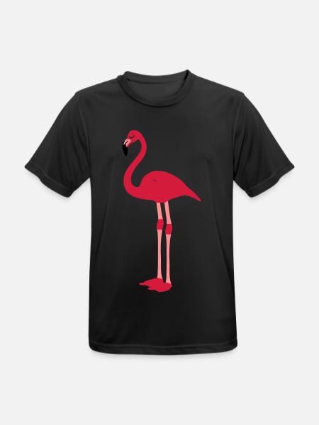 flamingo - Men's Breathable T-Shirt - black