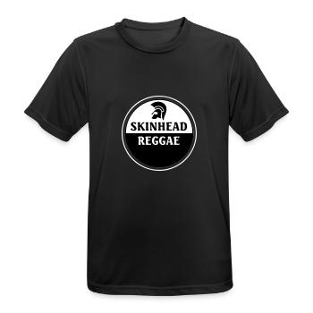 Skinhead Reggae - Männer T-Shirt atmungsaktiv - Schwarz - Vorne - AI Model Male 178 light (178cm)