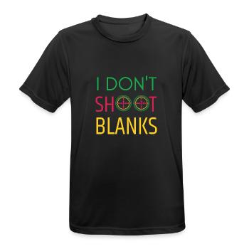 Ich schieße keine Platzpatronen Baby Shower Papa Est 2024 - Männer T-Shirt atmungsaktiv - Schwarz - Vorne - AI Model Male 178 light (178cm)