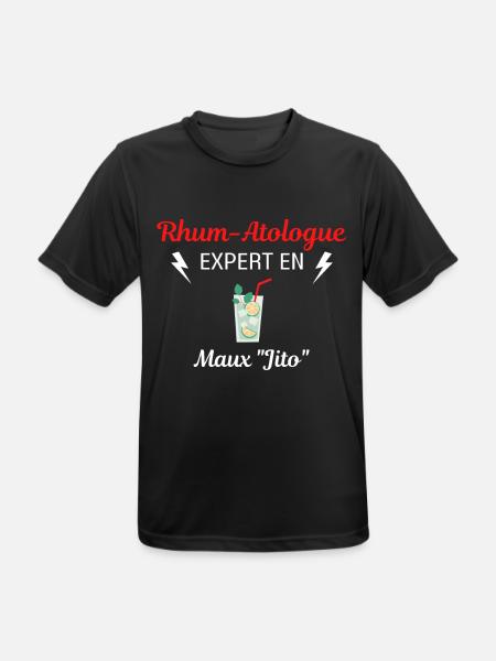 Rhum-Atologue - T-shirt respirant Homme - noir