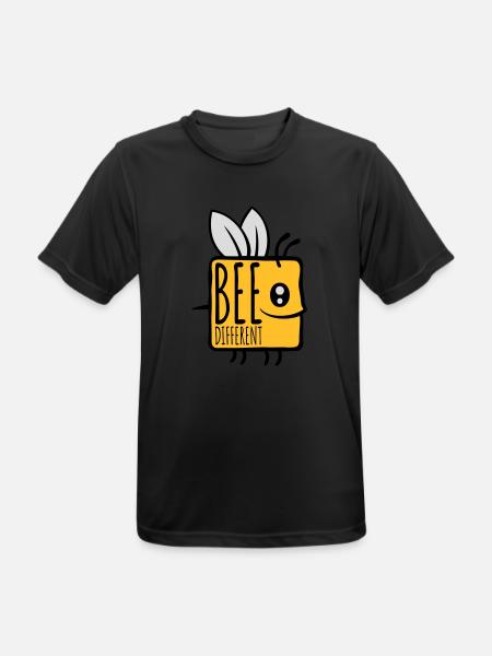bee citation différente - T-shirt respirant Homme - noir