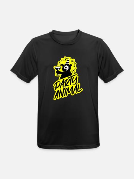 Party!!! - Männer T-Shirt atmungsaktiv - Schwarz