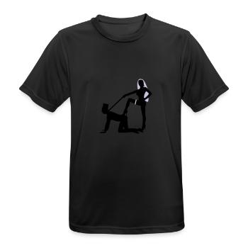 Junggesellenabschied Junggeselle Hochzeit Ehe - Männer T-Shirt atmungsaktiv - Schwarz - Vorne - AI Model Male 178 light (178cm)