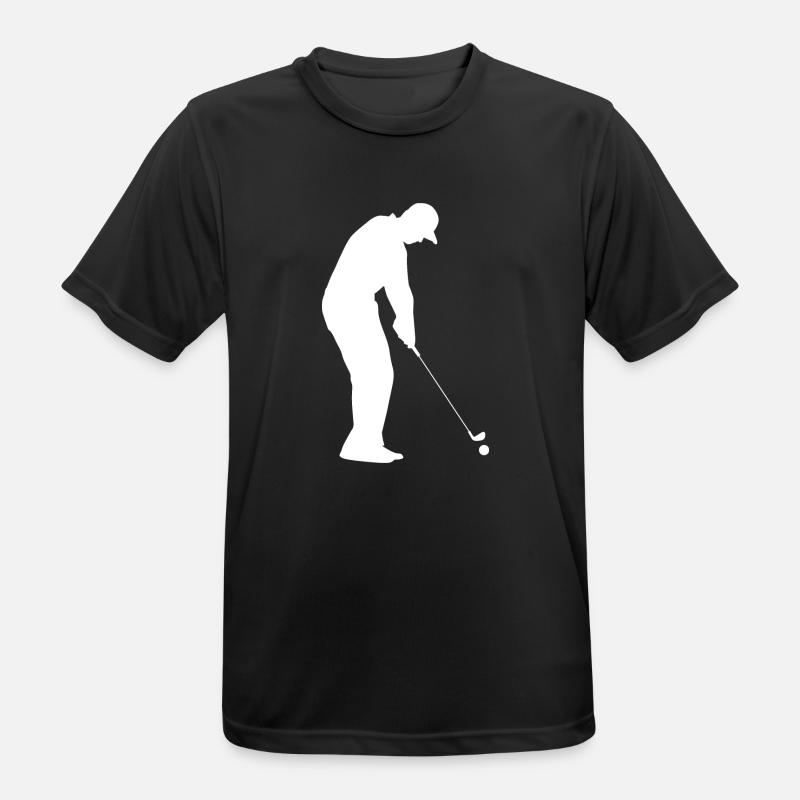 Golf Golfer Golfer Golf Course - Men's Breathable T-Shirt - black