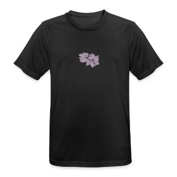 Biene Blüte Honigbiene Kamille Gänseblümchen - Männer T-Shirt atmungsaktiv - Schwarz - Vorne - AI Model Male 178 light (178cm)