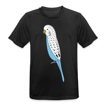Perruque - T-shirt respirant Homme - noir - Devant - AI Model Male 178 light (178cm)