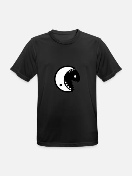Alternative yin yang - Men's Breathable T-Shirt - black