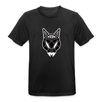 Mekuroeil - T-shirt respirant Homme - noir - Devant - AI Model Male 178 light (178cm)