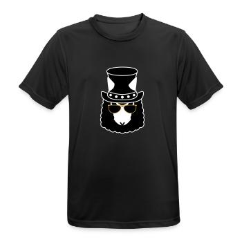 Ekuslash - Men's Breathable T-Shirt - black - Front - AI Model Male 178 light (178cm)