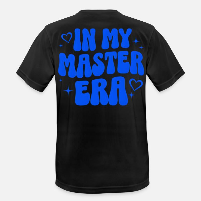 Master Abschluss Geschenk Studium Uni Absolvent - Männer T-Shirt atmungsaktiv - Schwarz
