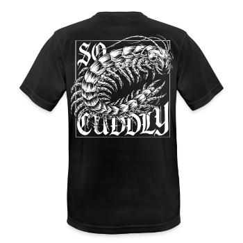 Conception Scolopender - T-shirt respirant Homme - noir - Dos - AI Model Male 178 light (178cm)