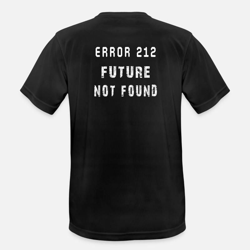 GenZ morocco: Error 212-Future not found - Men's Breathable T-Shirt - black