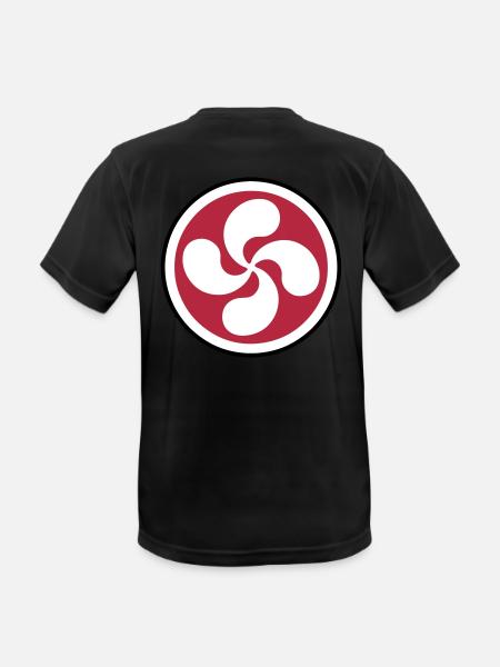 Croix du Pays Basque - T-shirt respirant Homme - noir