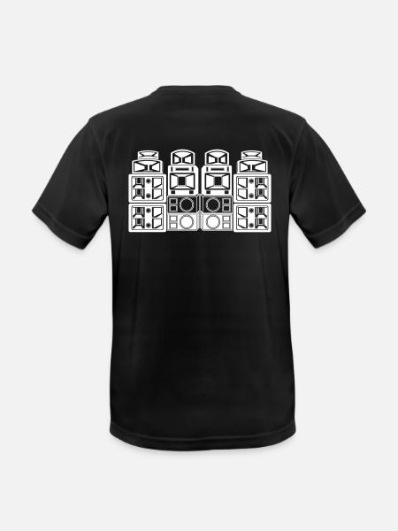 soundsystem 23 - Männer T-Shirt atmungsaktiv - Schwarz