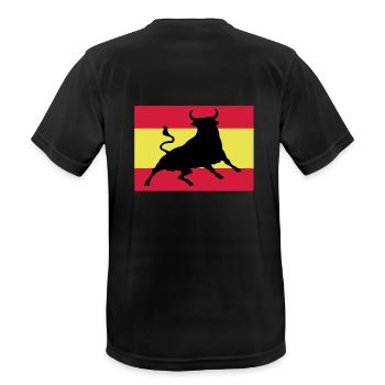 viva españa - T-shirt respirant Homme - noir - Dos - AI Model Male 178 light (178cm)