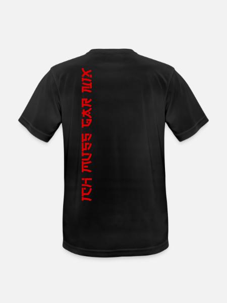 Ich muss garnix - Männer T-Shirt atmungsaktiv - Schwarz