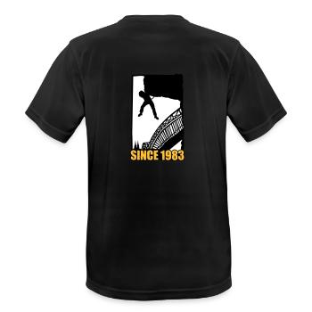 Montez Cologne Hohenzollern pont - T-shirt respirant Homme - noir - Dos - AI Model Male 178 light (178cm)