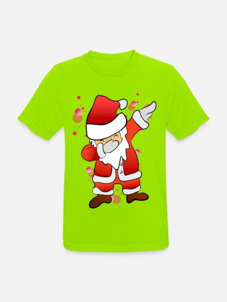 Dabbing Nicholas - Men's Breathable T-Shirt - neon green