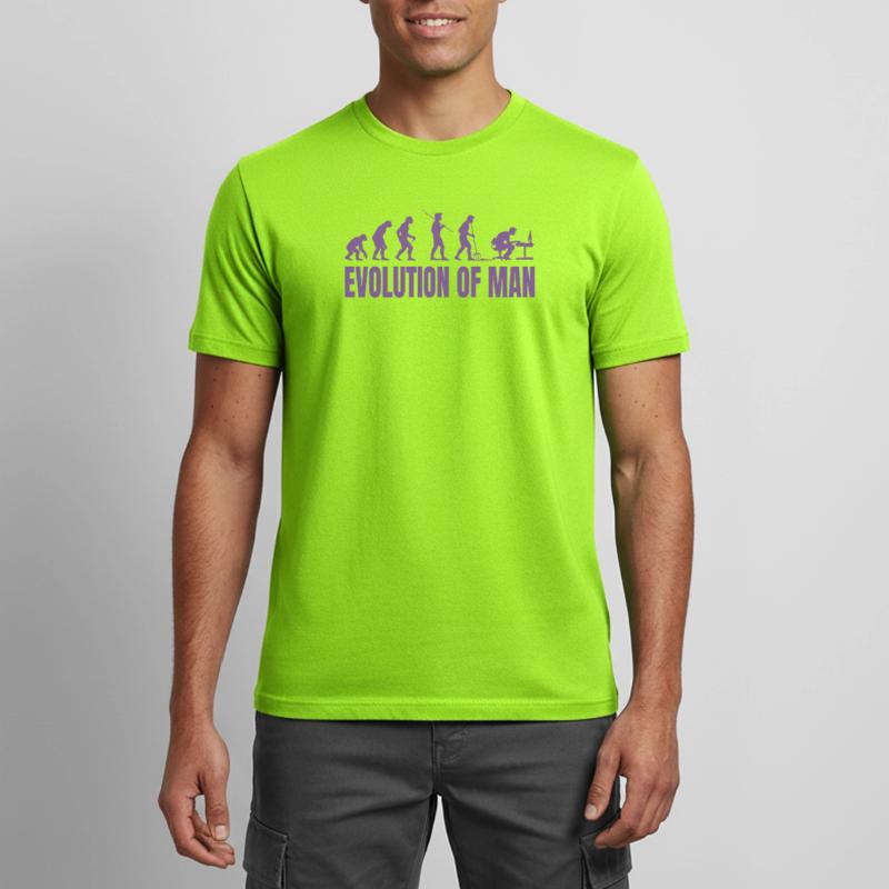 Programmer Computer Freak Evolution Retro Men's Breathable T-Shirt