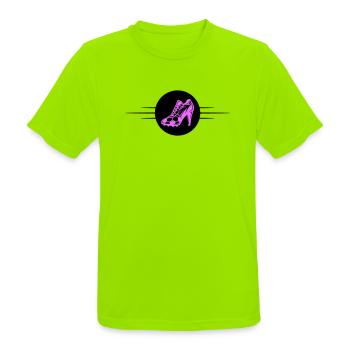 Women's Football Football Boots Football - Men's Breathable T-Shirt - neon green - Front - AI Model Male 185 dark (185cm)