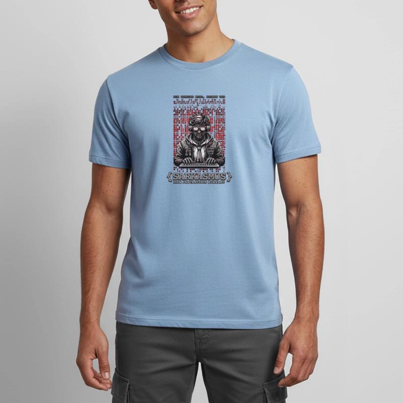 I speak HTML, Python and sarcasm Men's Breathable T-Shirt