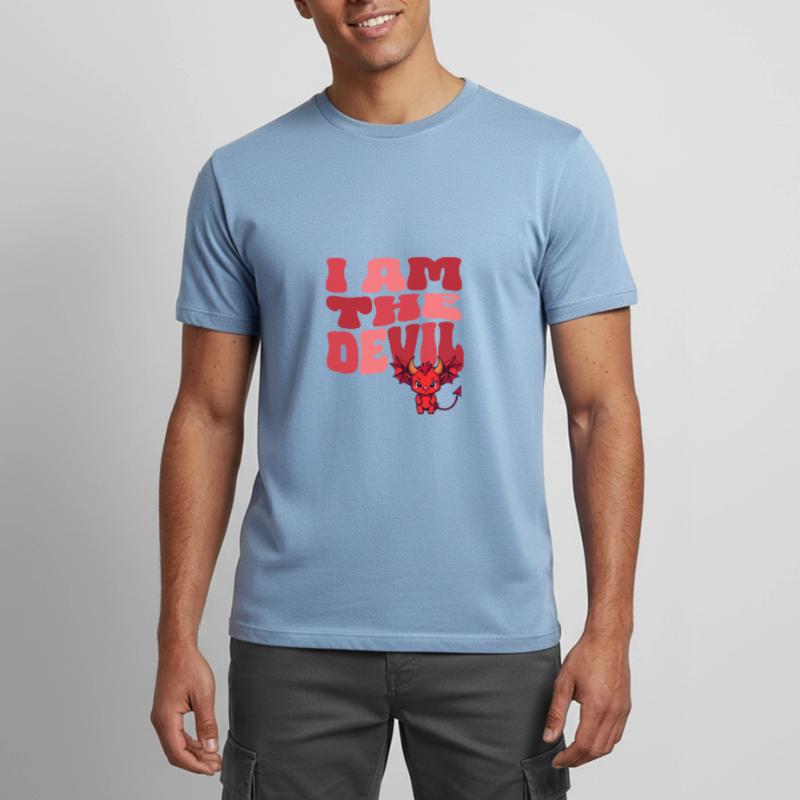 Devil Little Devil Devil Devil Woman Devil Guy Men's Breathable T-Shirt