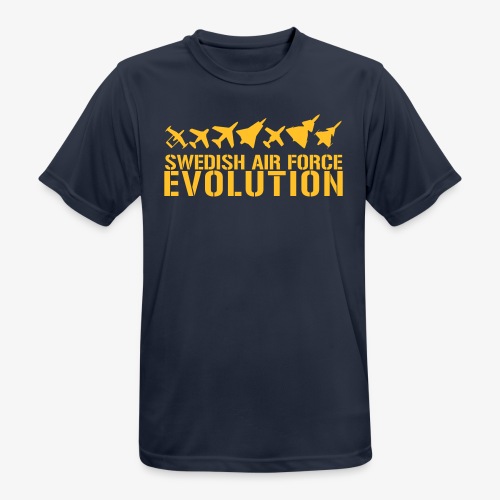 Swedish Air Force Evolution - Andningsaktiv T-shirt herr