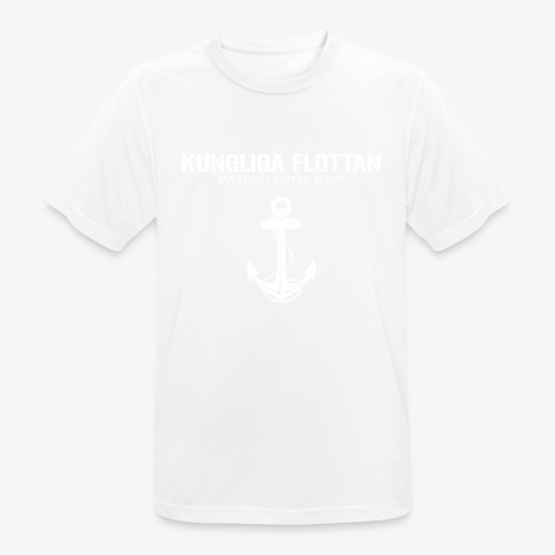 Kungliga Flottan - Swedish Royal Navy - ankare - Andningsaktiv T-shirt herr