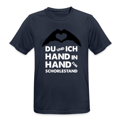 Hand in Hand zum Schorlestand / Gruppenshirt - Männer T-Shirt atmungsaktiv