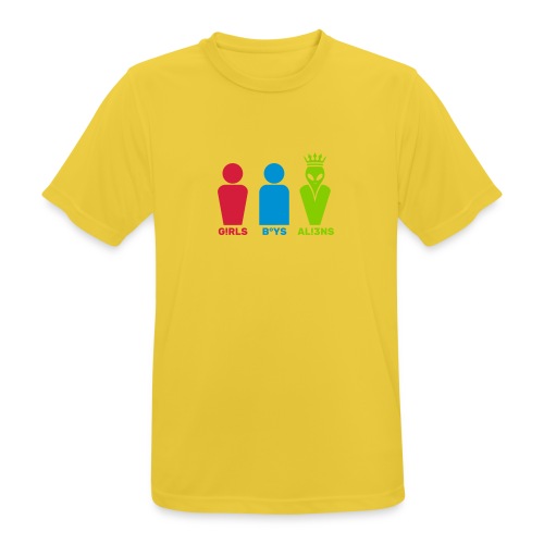 Piger Drenge Aliens - Herre T-shirt svedtransporterende