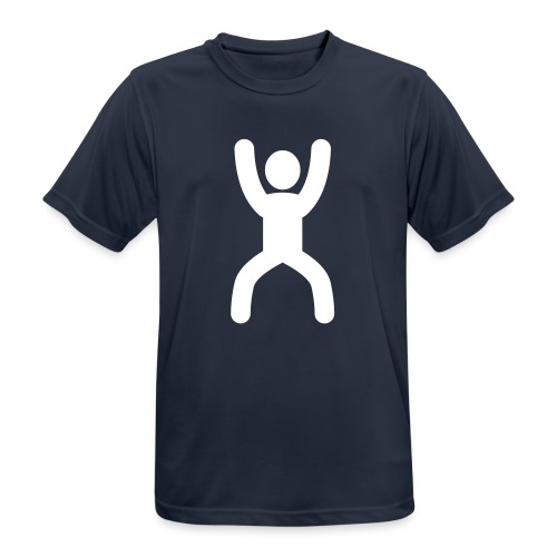 happy stretching woman - Men's Breathable T-Shirt