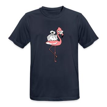cadeaux d'hiver noël sac nicholas santa c - T-shirt respirant Homme - bleu marine foncé - Devant - AI Model Male 178 light (178cm)