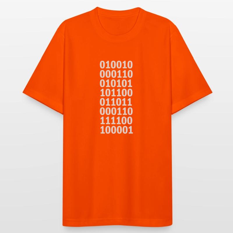 Binary Code Program Language Men's Breathable T-Shirt