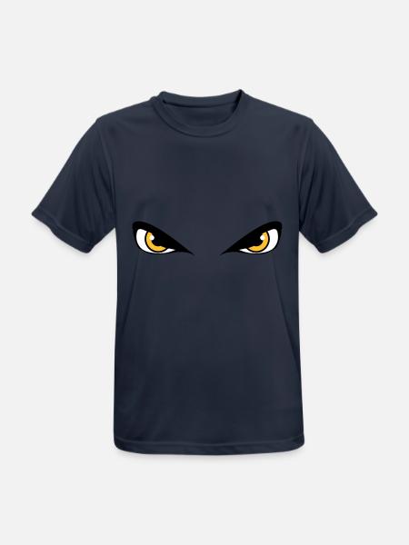 Dangerous evil eyes - Men's Breathable T-Shirt - dark navy