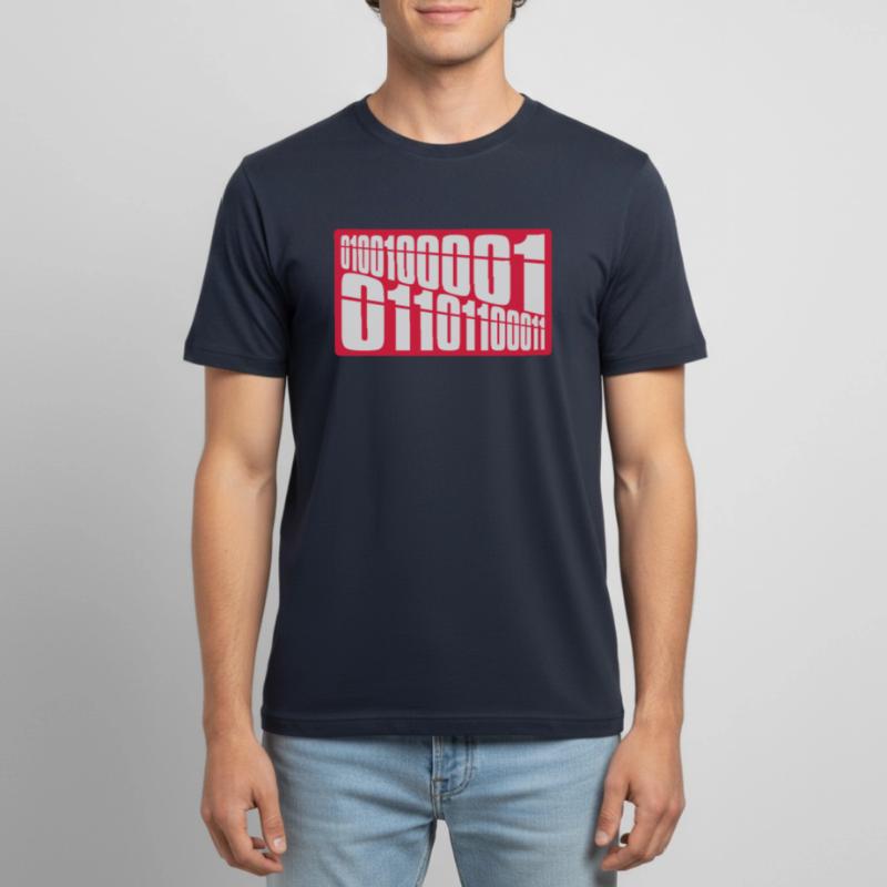 Binary Code Program Language Men's Breathable T-Shirt