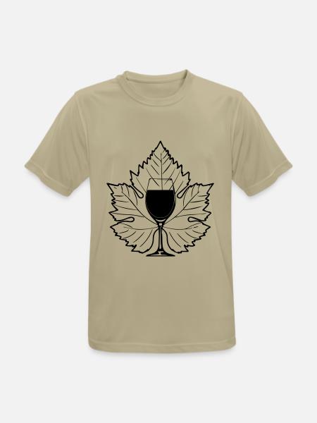 Wine grapes - Men's Breathable T-Shirt - sand beige