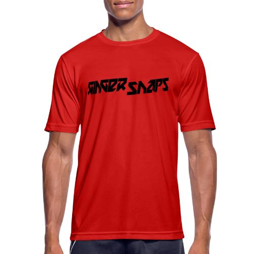 Ginger Snap5 logo (one line black) - Men's Breathable T-Shirt