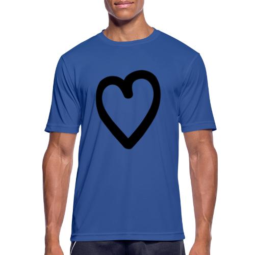 mon coeur heart - T-shirt respirant Homme