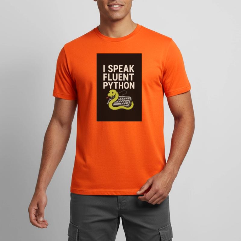 Python Coding Snake Men's Breathable T-Shirt